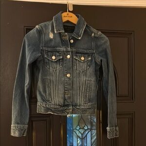 All Saints Dark Blue Denim Jacket